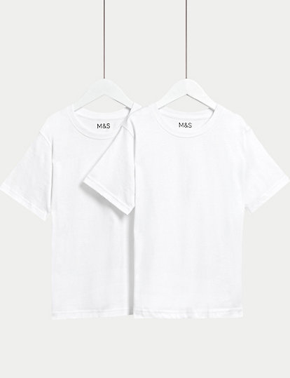 2Pk Unisex Pure Cotton T-Shirts