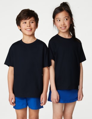 Unisex Pure Cotton School T-Shirt (2-16 Yrs)