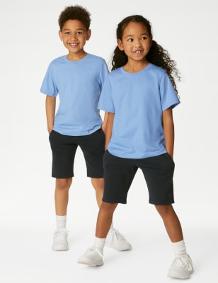 Unisex Pure Cotton School T-Shirt (2-16 Yrs)