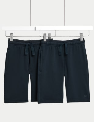 2pk Unisex School Sweat Shorts (2-16 Yrs)