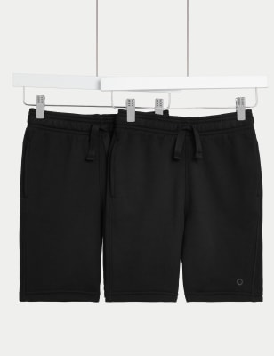 2pk Unisex School Sweat Shorts (2-16 Yrs)