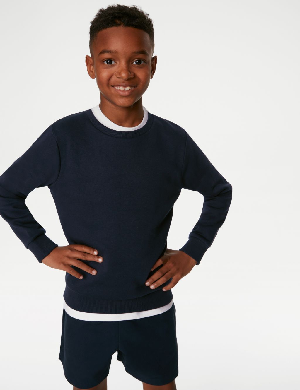 Unisex Regular Fit School Sweatshirt (3-16 Yrs) image 2