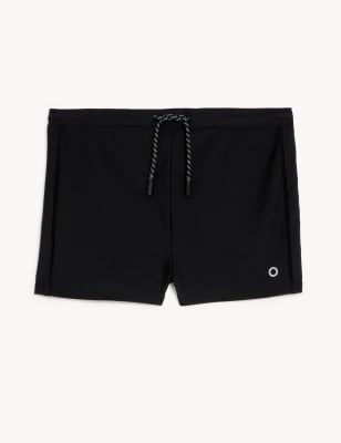 Goodmove Boys Swim Trunks (6-16 Yrs) - 7-8 Y - Black, Black,Navy