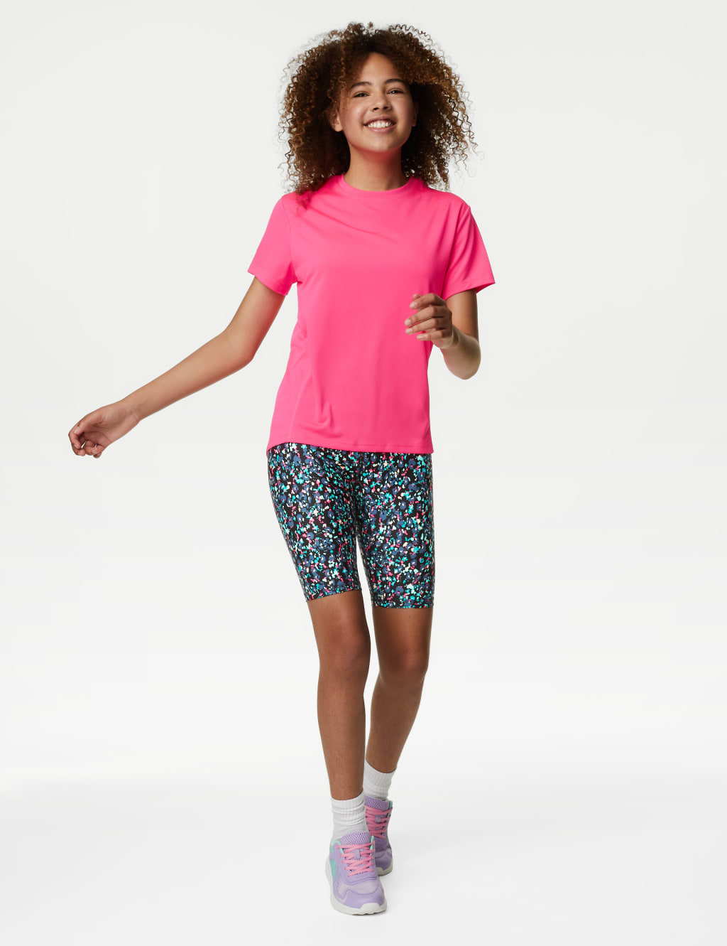 Printed Cycling Shorts (6-16 Yrs) image 1