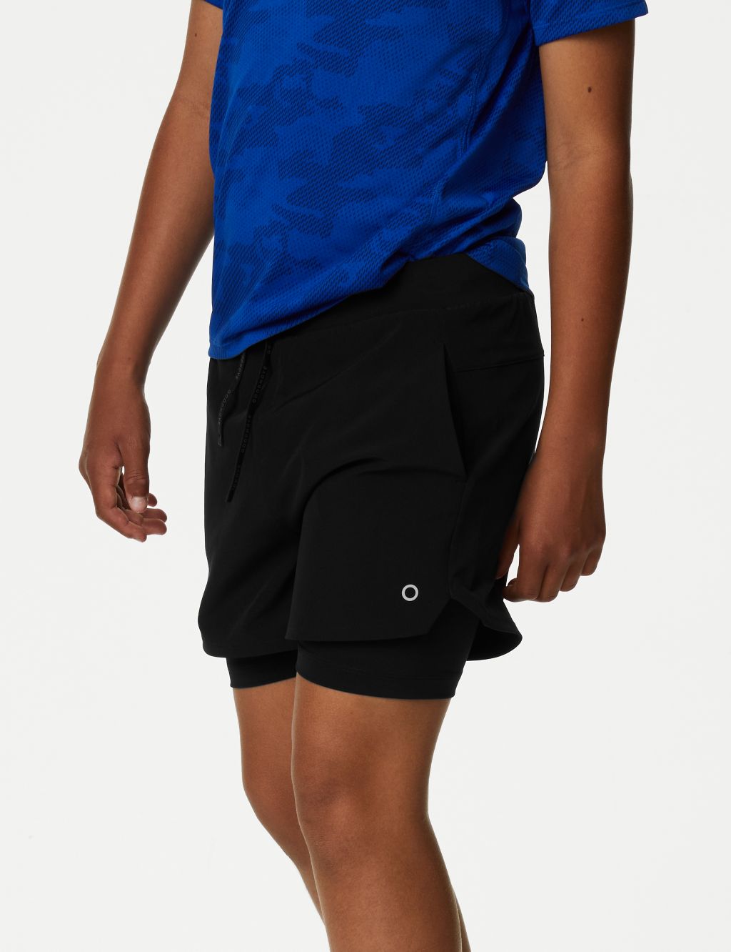 Double Layer Sports Shorts (6-16 Yrs) image 3