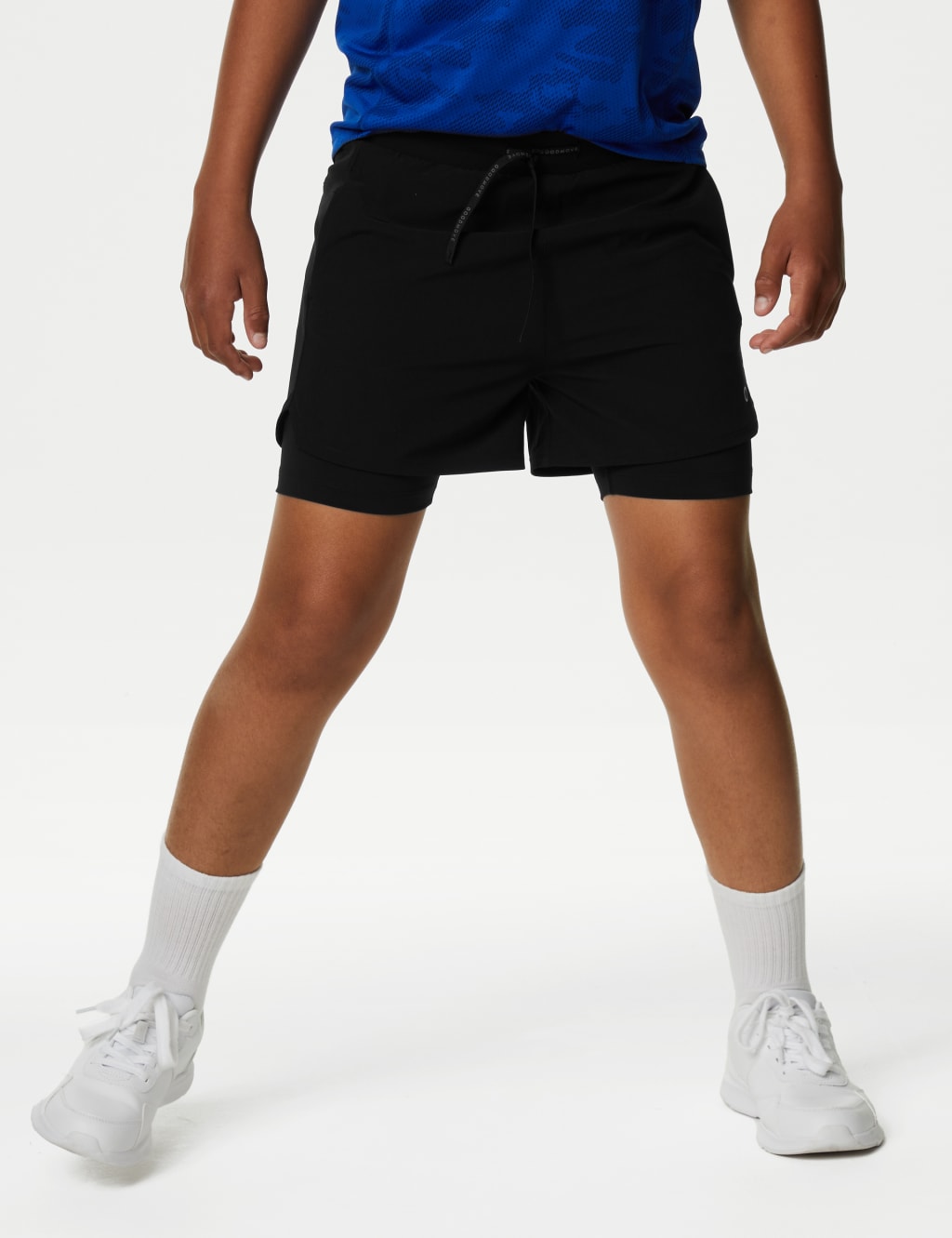 Boys Black School Sport Shorts
