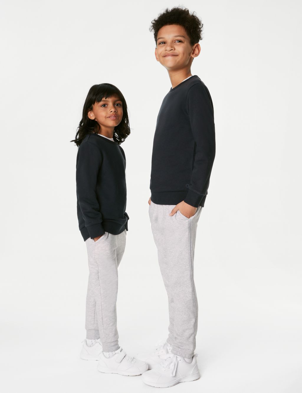 2pk Unisex Cotton Rich School Sweatshirts (3-16 Yrs) image 3