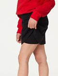 女孩棉质弹力运动学生裙裤（2-16 岁）