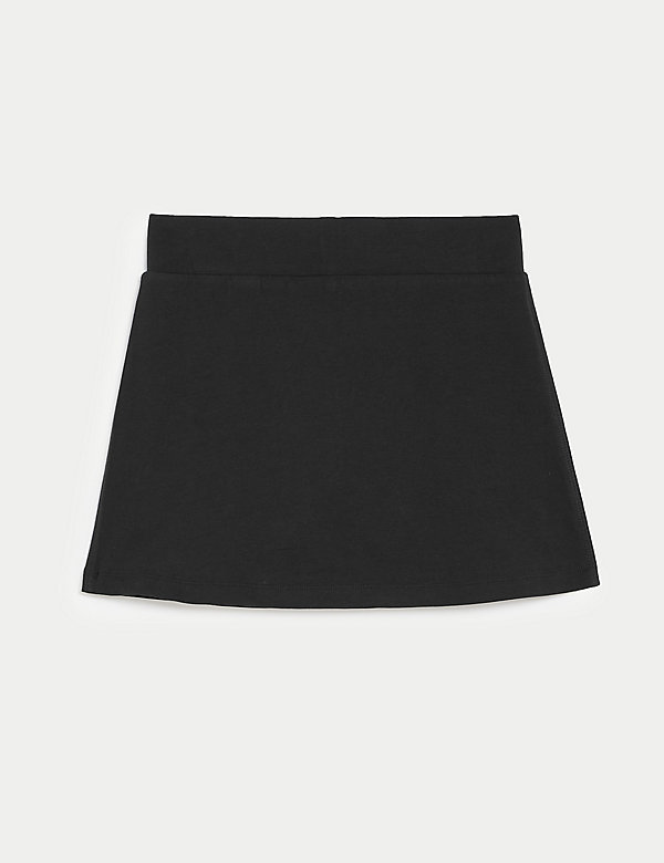 Falda pantalón escolar de algodón deportiva elástica para chicas (2-16&nbsp;años)