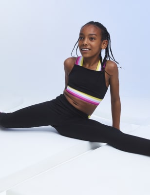 Striped Sports Leggings (6-16 Yrs)