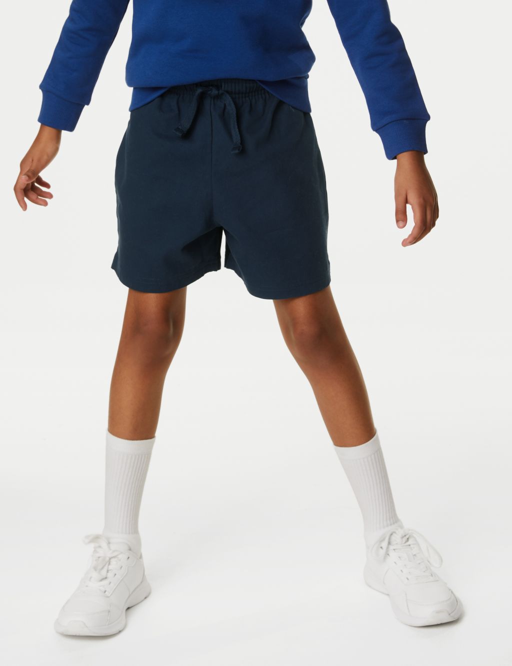 2pk Unisex Pure Cotton School Shorts (2-16 Yrs) image 3