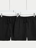 Pack de 2 pantalones cortos escolares unisex 100% algodón (2-16&nbsp;años)