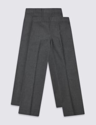 Lot de 2&nbsp;pantalons gar&ccedil;ons faciles &agrave; enfiler