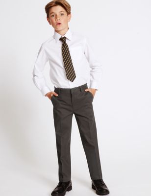 Boys' Pure Cotton Skin Kind™ School Trousers | M&S