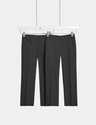 2pk Boys' Regular Leg School Trousers (2-18 Yrs) | M&S US