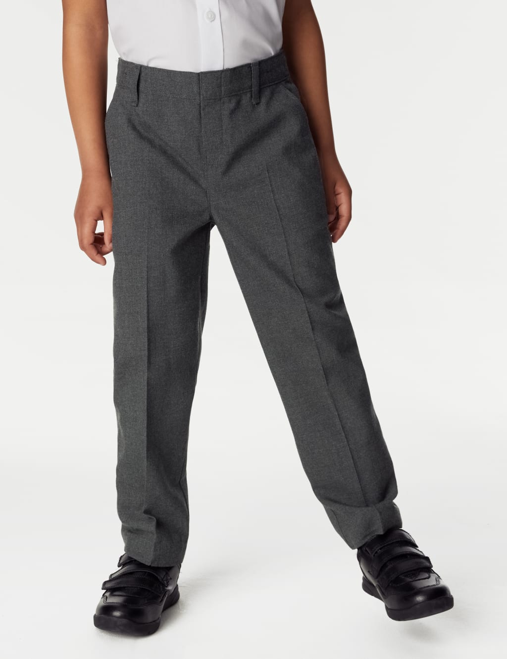 2pk Boys' Easy Dressing School Trousers (3-18 Yrs) image 2