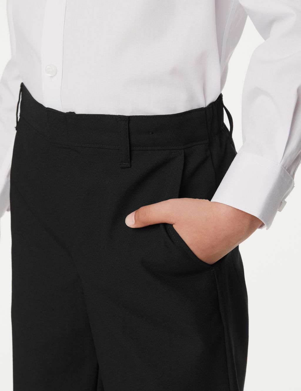 2pk Boys' Easy Dressing School Trousers (3-18 Yrs) image 4