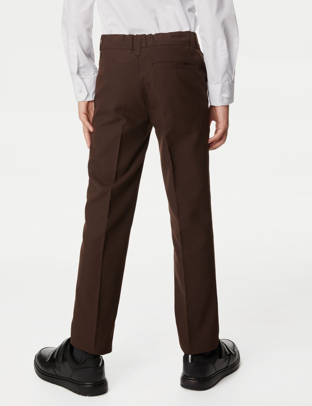 2pk Boys' Slim Leg School Trousers (2-18 Yrs) image 4