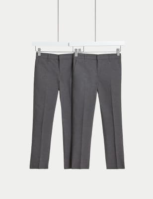 Skinny Grey School Trousers