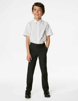 

Boys M&S Collection Boys' 2pk Skinny Leg School Trousers (2-18 Yrs) - Charcoal, Charcoal