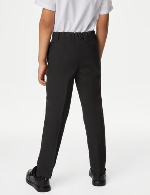 2pk Boys' Slim Leg Slim Waist School Trousers  (2-18 Yrs) - HR
