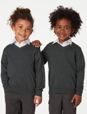 Grey boys school jumper sale
