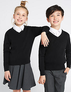Pull unisexe en coton, idéal pour l’école (du 3 au 16&nbsp;ans)