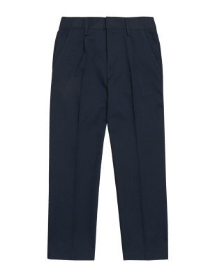 

Boys M&S Collection Boys' Regular Leg School Trousers (2-16 Yrs) - Navy, Navy