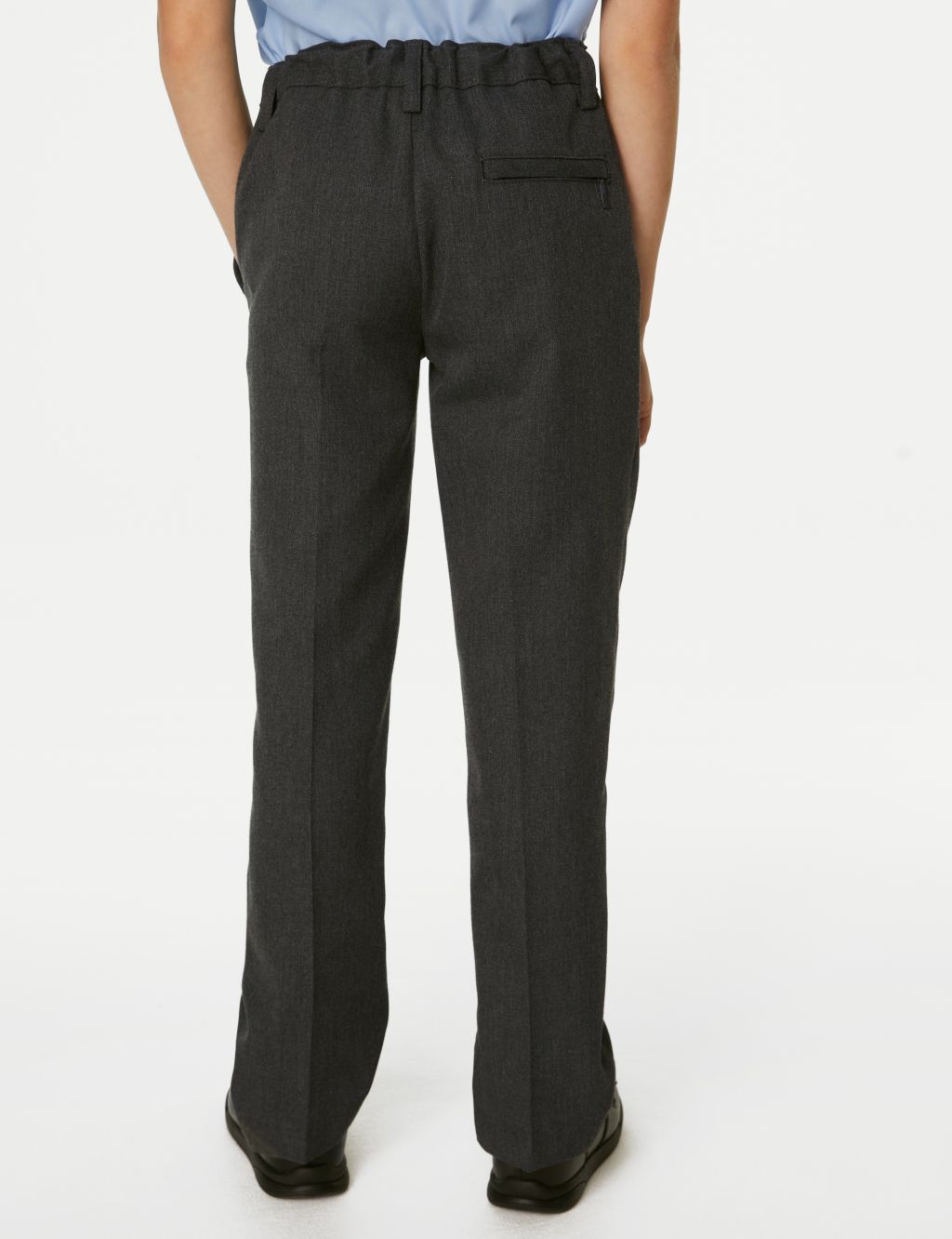 Boys' Regular Leg Slim Waist School Trousers (2-18 Yrs) image 4