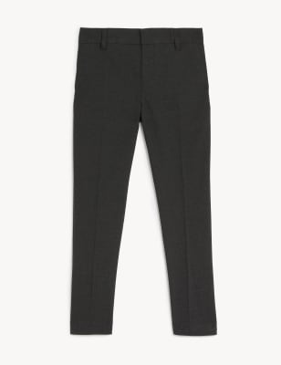 Pantalon garçon coupe longue et très ajustée - Charcoal