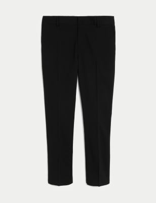 Pantalon garçon coupe longue et très ajustée - Black