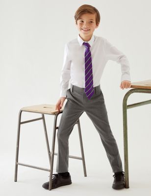 Boys' Super Skinny Leg School Trousers (2-18 Yrs) | M&S Collection | M&S
