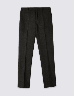 long length skinny black trousers