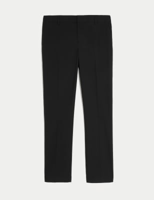 long length skinny black trousers