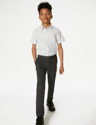 Boys' Skinny Leg School Trousers (2-18 Yrs)