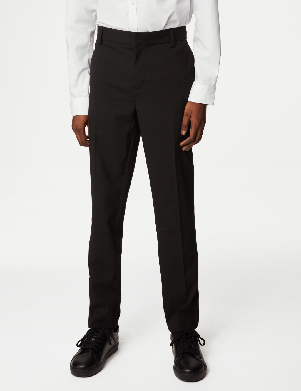 2pk Boys' Super Skinny Leg School Trousers (2-18 Yrs) image 3