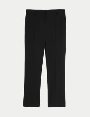 Pantalon garçon coupe slim et longue - Black