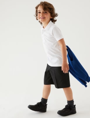 

Boys M&S Collection 2pk Boys' Regular Leg School Shorts (2-14 Yrs) - Charcoal Mix, Charcoal Mix