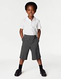 Pack de 2 pantalones cortos escolares fáciles de poner para chicos (3-14&nbsp;años)