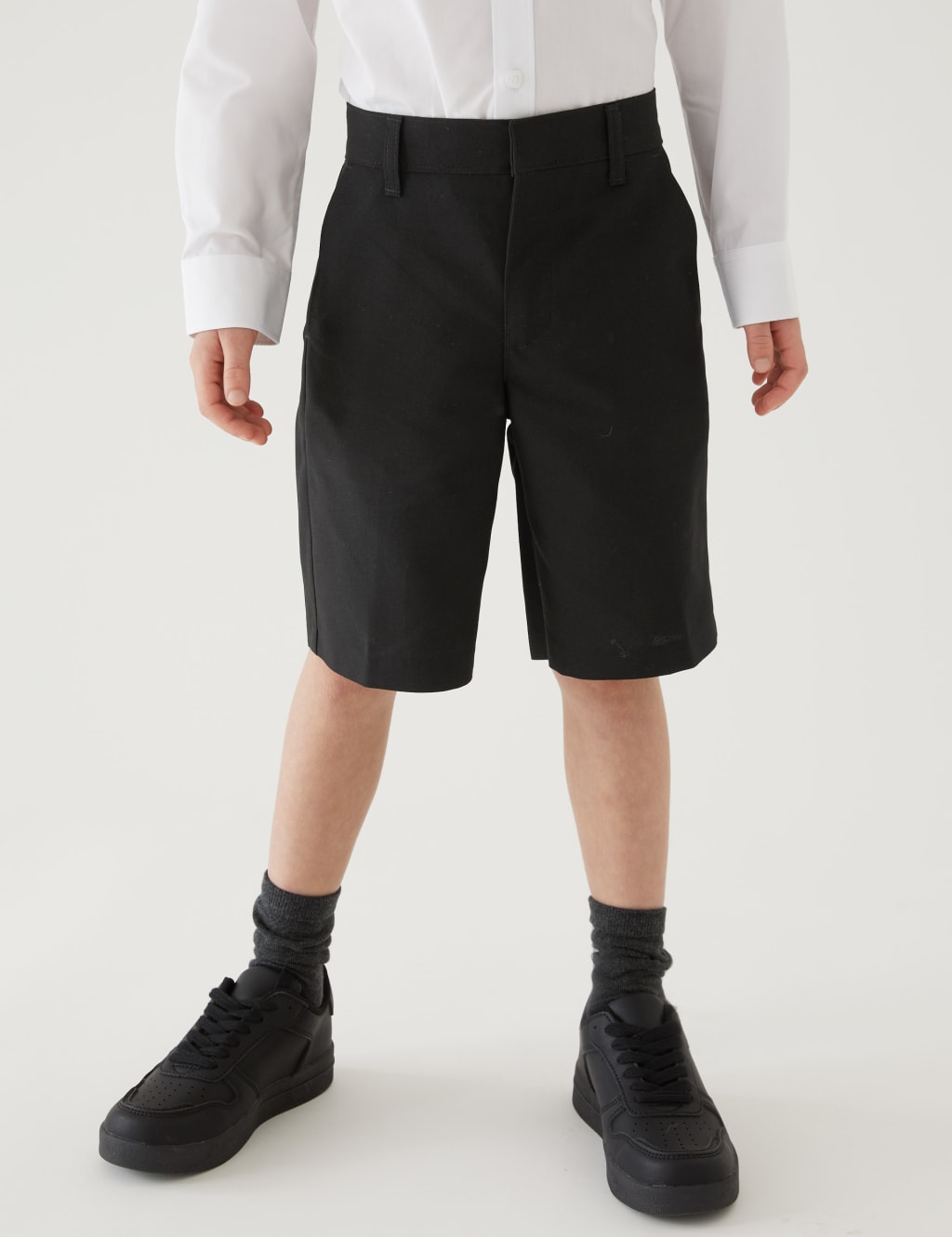 2pk Boys' Regular Leg School Shorts (2-14 Yrs) image 1