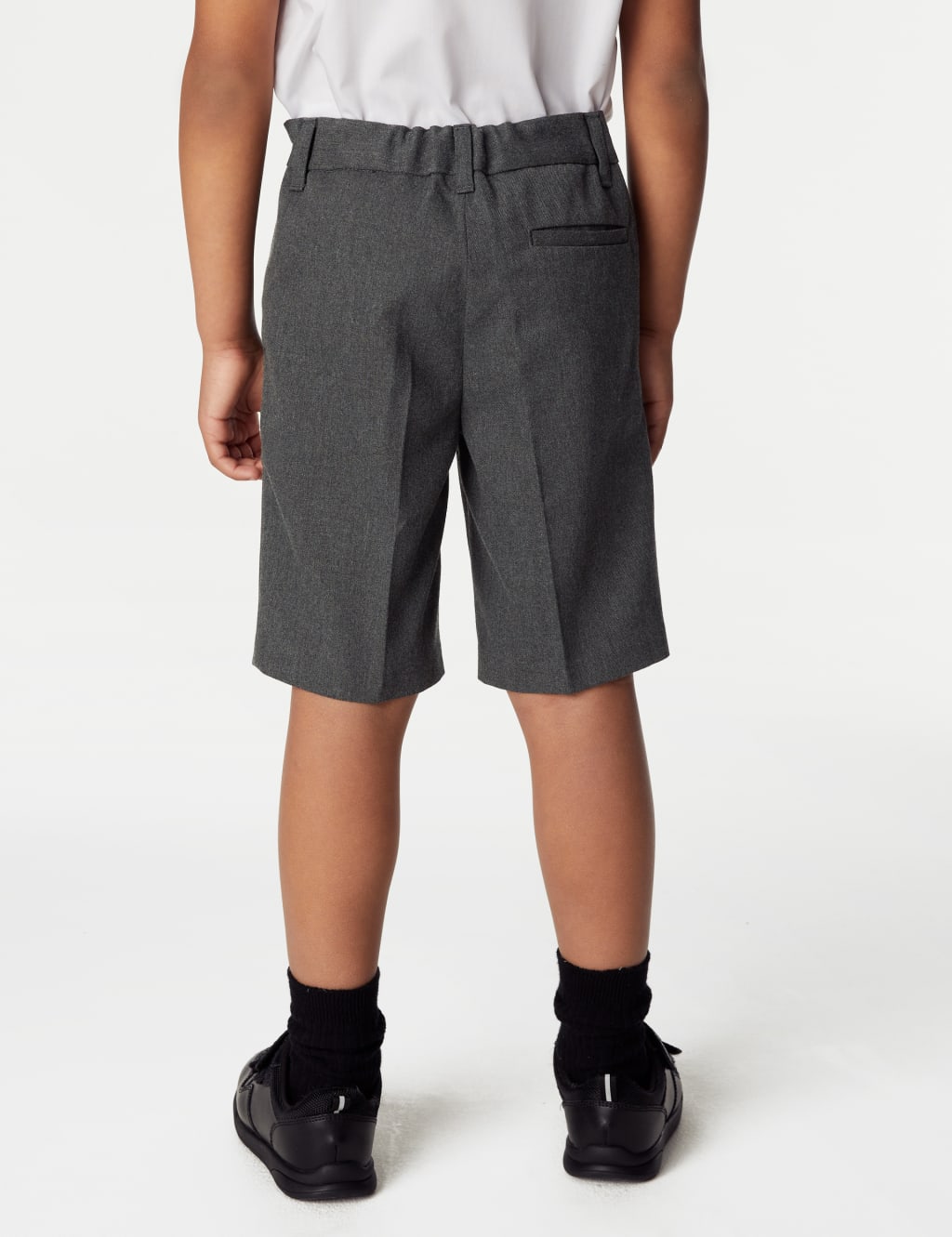 2pk Boys' Front Pleat School Shorts (2-14 Yrs) image 3