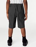Tallas Plus - Pack de 2 pantalones escolares cortos slim con más cintura para chicos (4-14&nbsp;años)