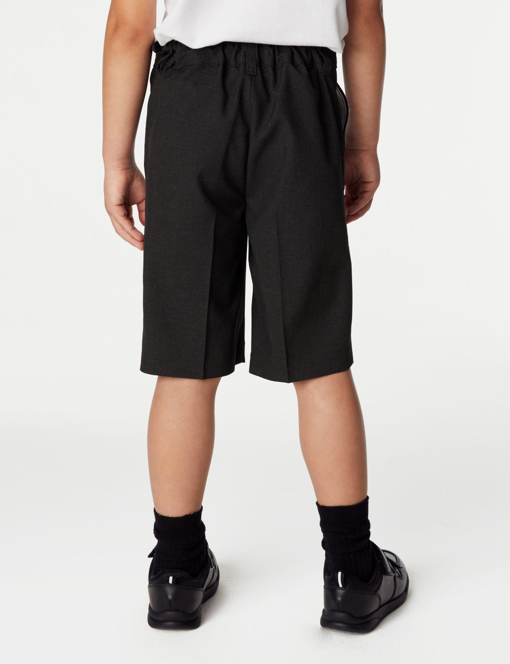 2pk Boys' Slim Leg School Shorts (2-14 Yrs) image 4