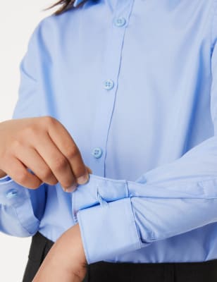 m&s slim fit school shirts