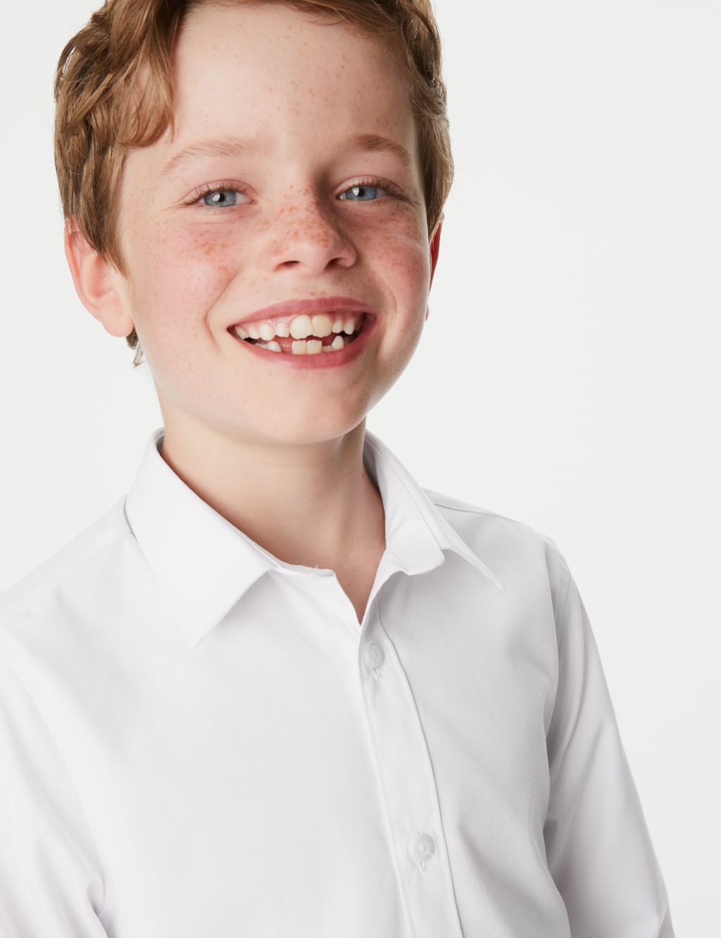 3pk Boys' Longer Length Easy Iron School Shirts (4-18 Yrs) image 3
