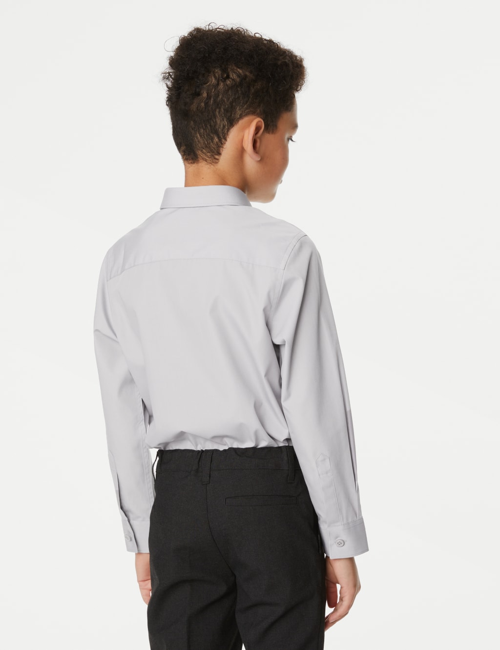 3pk Boys' Easy Iron School Shirts (2-16 Yrs) image 5