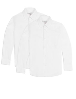 2 Pack Boys' Pure Cotton Skin Kind™ Shirts | M&S