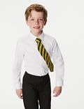 Set van 2 schooloverhemden met stretch en slanke pasvorm voor jongens (2-16 jaar)