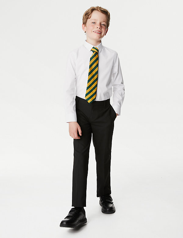 Chlapecká školní košile se strečem, úzký střih, sada 2&nbsp;ks (2–16&nbsp;let) - CZ