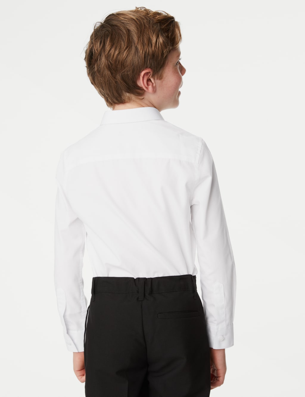 2pk Boys' Skinny Fit Stretch School Shirts (2-16 Yrs) image 5